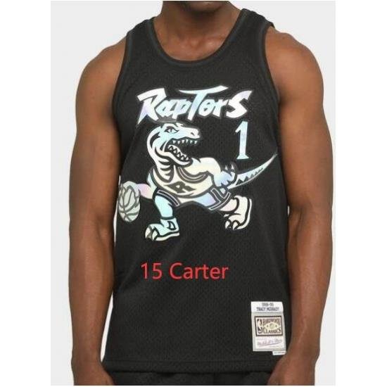 Men Toronto Raptors Vince Carter Black Mitchell Ness Jersey