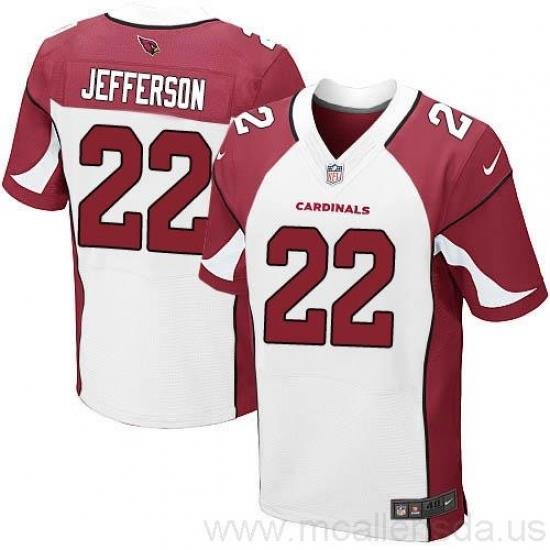 Nike Cardinals #22 Tony Jefferson White Mens Stitched NFL Elite Jersey