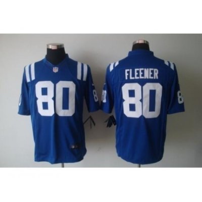 Nike Indianapolis Colts 80 Coby Fleener Blue Limited NFL Jersey