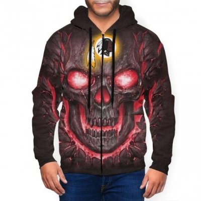 Redskins Mens Zip Hooded Sweatshirt1