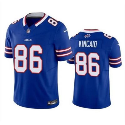 Men Buffalo Bills 86 Dalton Kincaid Blue 2023 F U S E  Vapor Untouchable Limited Football Stitched Jersey