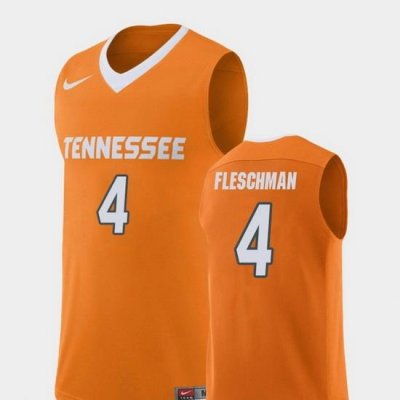 Men Tennessee Volunteers Jacob Fleschman Orange Replica College Basketball Jersey