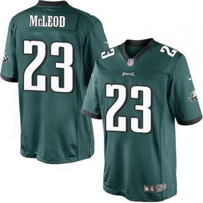 Nike Eagles #23 McLeod Midnight Green Team Color Mens Stitched NFL NeW Elite Jersey