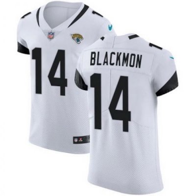 Nike Jaguars #14 Justin Blackmon White Mens Stitched NFL Vapor Untouchable Elite Jersey