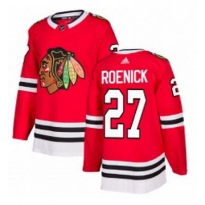 Youth Adidas Chicago Blackhawks 27 Jeremy Roenick Authentic Red Home NHL Jersey