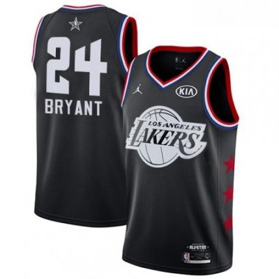 Youth Nike Los Angeles Lakers 24 Kobe Bryant Black Basketball Jordan Swingman 2019 All Star Game Jersey