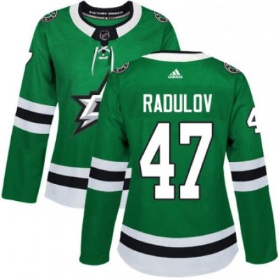 Womens Adidas Dallas Stars 47 Alexander Radulov Premier Green Home NHL Jersey