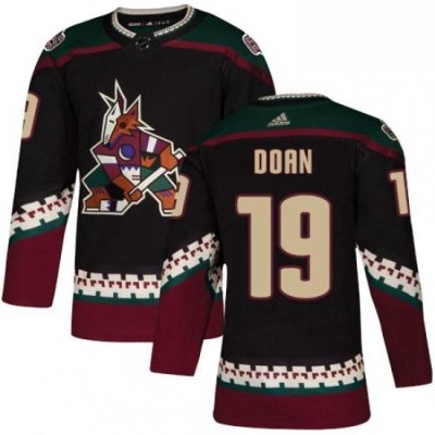 Mens Adidas Arizona Coyotes 19 Shane Doan Premier Black Alternate NHL Jersey