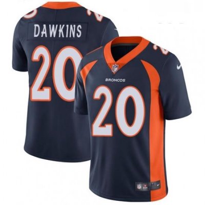 Youth Nike Denver Broncos 20 Brian DaWkins Elite Navy Blue Alternate NFL Jersey