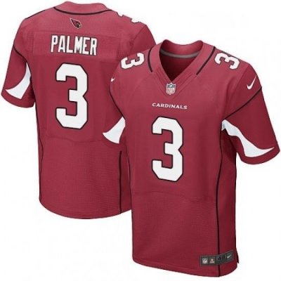 Men Nike Arizona Cardinals 3 Carson Palmer Elite Red Team Color NFL Jersey