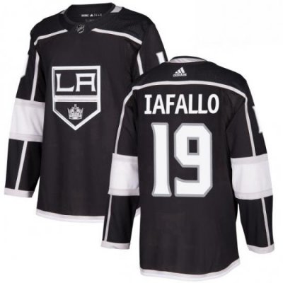 Mens Adidas Los Angeles Kings 19 Alex Iafallo Authentic Black Home NHL Jersey