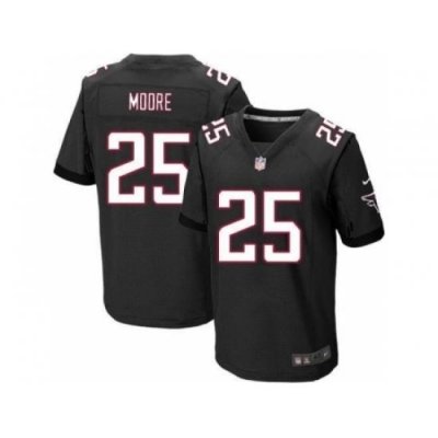 Nike Atlanta Falcons 25 William Moore Black Elite NFL Jersey