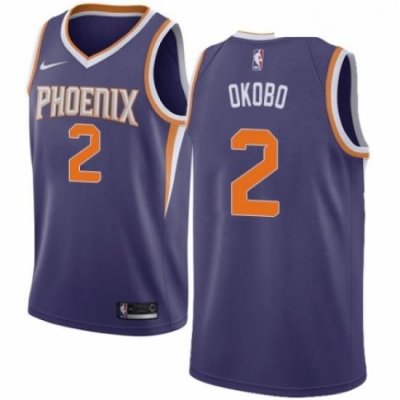 Womens Nike Phoenix Suns 2 Elie Okobo Swingman Purple NBA Jersey Icon Edition