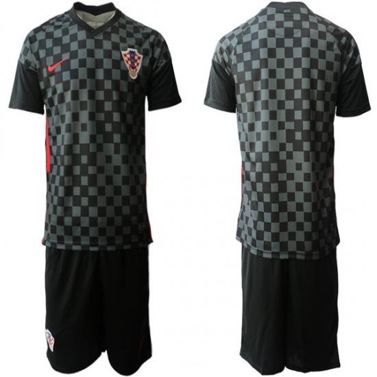 Mens Croatia Short Soccer Jerseys 016