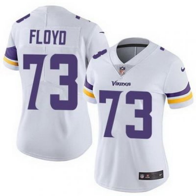 Nike Vikings #73 Sharrif Floyd White Womens Stitched NFL Vapor Untouchable Limited Jersey