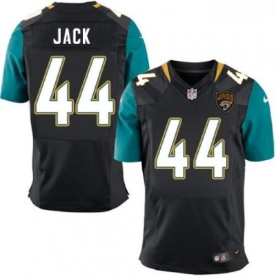 Men Nike Jacksonville Jaguars 44 Myles Jack Black Alternate Vapor Untouchable Elite Player NFL Jersey