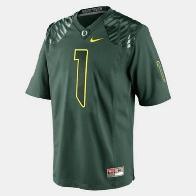 Men Oregon Ducks Josh Huff College Football Green Jersey