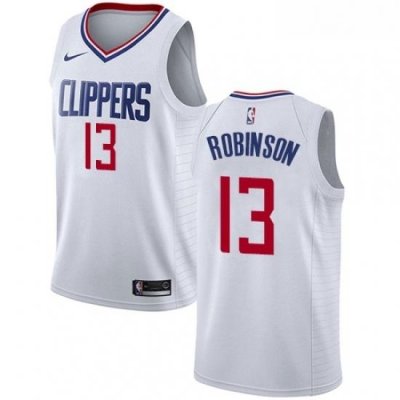 Youth Nike Los Angeles Clippers 13 Jerome Robinson Swingman White NBA Jersey Association Edition