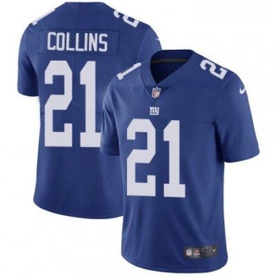 Mens Nike New York Giants 21 Landon Collins Royal Blue Team Color Vapor Untouchable Limited Player NFL Jersey