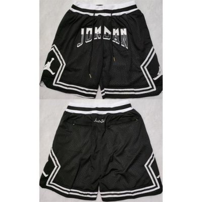 Men Michael Jordan Black Shorts