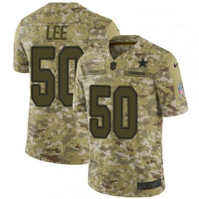 Youth Nike Dallas CoWboys 50 Sean Lee Limited Camo 2018 Salute to Service NFL Jersey