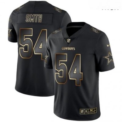 Cowboys 54 Jaylon Smith Black Gold Vapor Untouchable Limited Jersey