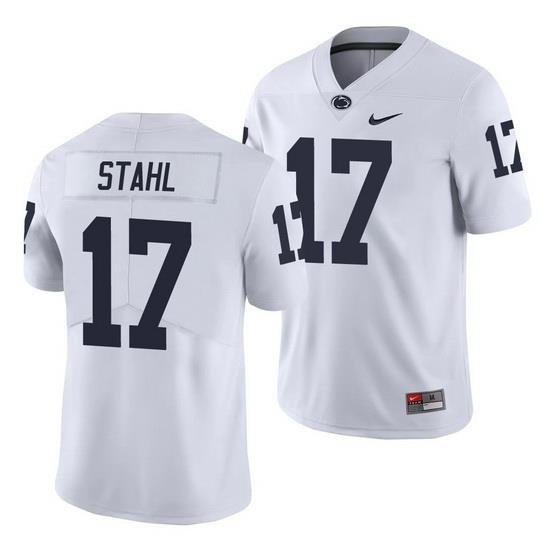 penn state nittany lions mason stahl white limited men's jersey