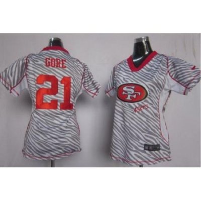 Women Nike San Francisco 49ers 21 Frank Gore