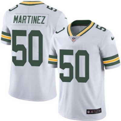 Men Nike Packers 50 Blake Martinez White NFL Vapor Untouchable Limited Jersey