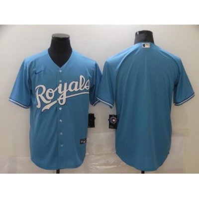 Men Kansas City Royals Nike Blue Blank Jersey II