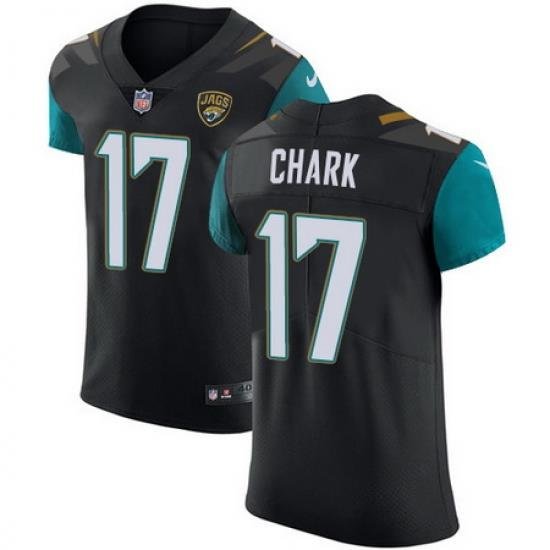 Nike Jaguars #17 DJ Chark Black Alternate Mens Stitched NFL Vapor Untouchable Elite Jersey