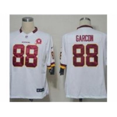 Nike Washington Redskins 88 Pierre Garcon White Game 80TH Patch NFL Jersey