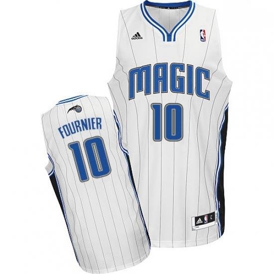 Mens Adidas Orlando Magic 10 Evan Fournier Swingman White Home NBA Jersey