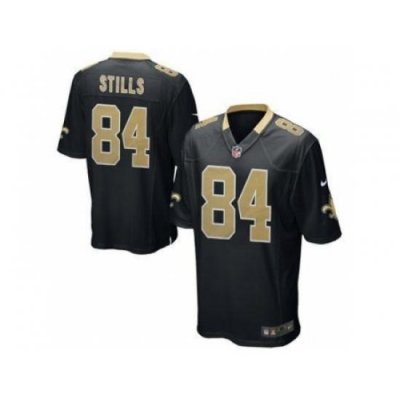 Nike New Orleans Saints 84 Kenny Stills Black Game NFL Jersey