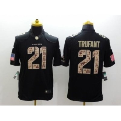 Nike Atlanta Falcons 21 desmond trufant black Limited Salute to Service NFL Jersey