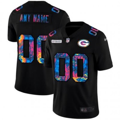 Men Women Youth Toddler Green Bay Green Bay Green Bay Green Bay Packers Custom Men Nike Multi Color Black 2020 NFL Crucial Catch Vapor Untouchable Limited