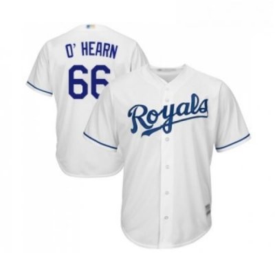 Youth Kansas City Royals 66 Ryan O Hearn Replica White Home Cool Base Baseball Jersey