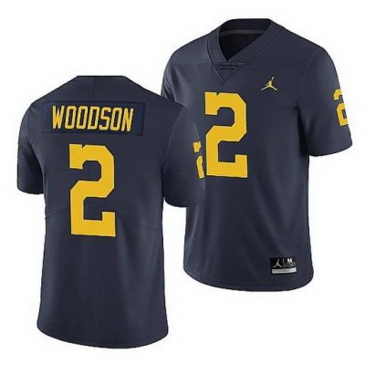 Michigan Wolverines Charles Woodson Navy Limited Men'S Jersey