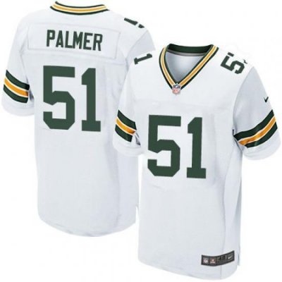 Nike Packers #51 Nate Palmer White Mens Stitched NFL Elite Jersey