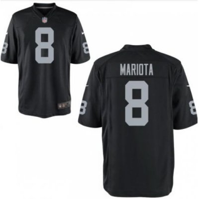 Men Raiders  238 Marcus Mariota Black Vapor Limited Jersey