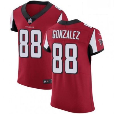 Men Nike Atlanta Falcons 88 Tony Gonzalez Red Team Color Vapor Untouchable Elite Player NFL Jersey