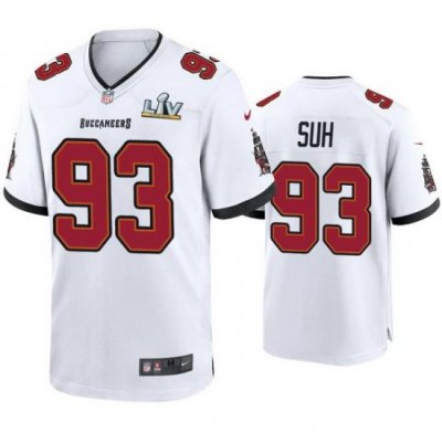 Men Ndamukong Suh Buccaneers White Super Bowl Lv Game Jersey