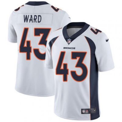 Nike Broncos #43 T J  Ward White Youth Stitched NFL Vapor Untouchable Limited Jersey