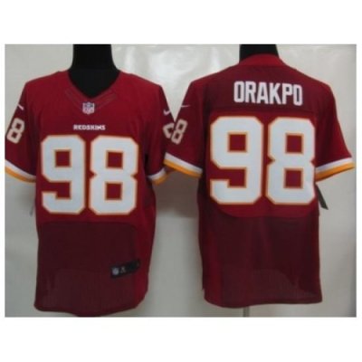 Nike Washington RedSkins 98 Brian Orakpo Red Elite NFL Jersey