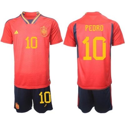 Men FIFA 2022 Spain Soccer Jersey 010