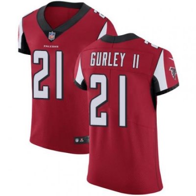 Nike Atlanta Falcons 21 Todd Gurley II Red Team Color Men Stitched NFL Vapor Untouchable Elite Jersey