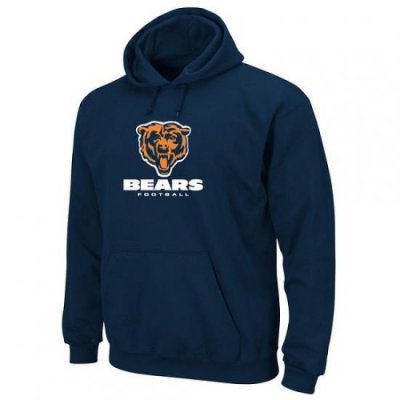 NFL Chicago Bears Critical Victory Pullover Hoodie Navy Blue