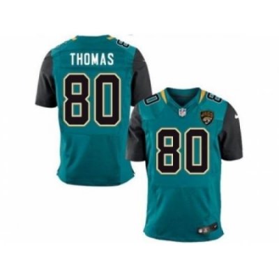 Nike Jacksonville Jaguars 80 Julius Thomas Green Elite NFL Jersey