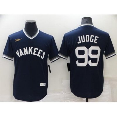 Men NeW York Yankees 99 Aaron Judge Navy Stitched Baseball jersey