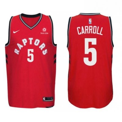 Nike NBA Toronto Raptors 5 DeMarre Carroll Jersey 2017 18 New Season Red Jersey